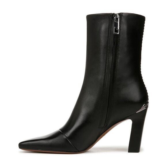 Franco Sarto Briar Leather Bootie, Black - Picture 2 of 5